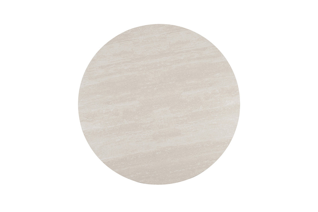 Table Apollo 120 cm Ronde Pierre Baroque Gris - vue 6