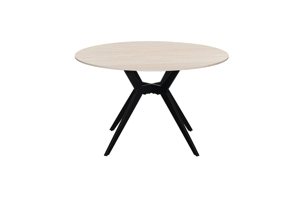 Table Apollo 120 cm Ronde Pierre Baroque Beige - vue 4