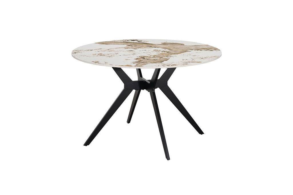 Table Apollo 120 cm Ronde Pierre Brillante Pandora - vue 5