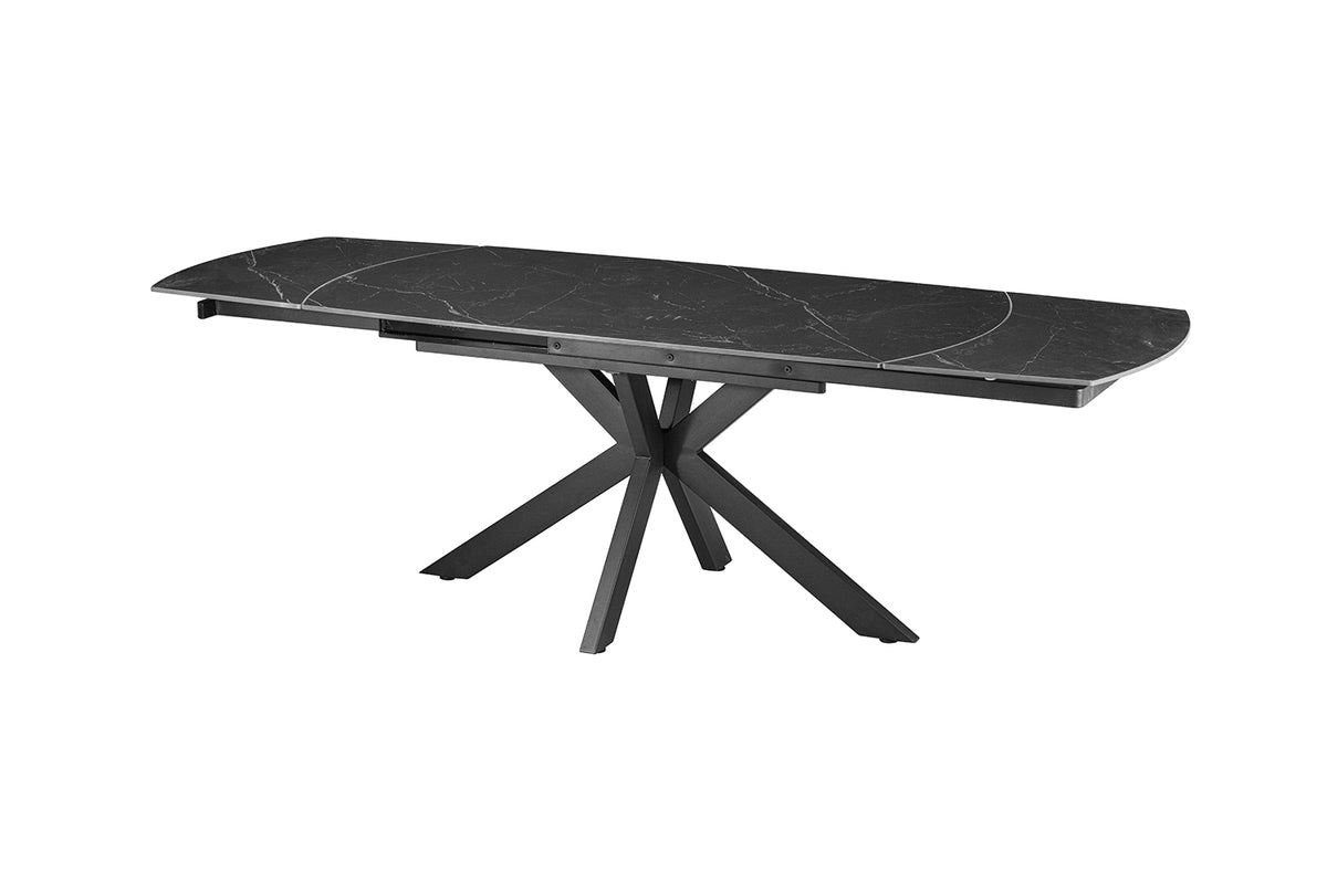 Table extensible Ares 160-240 cm ovale danoise Pierre Noir
