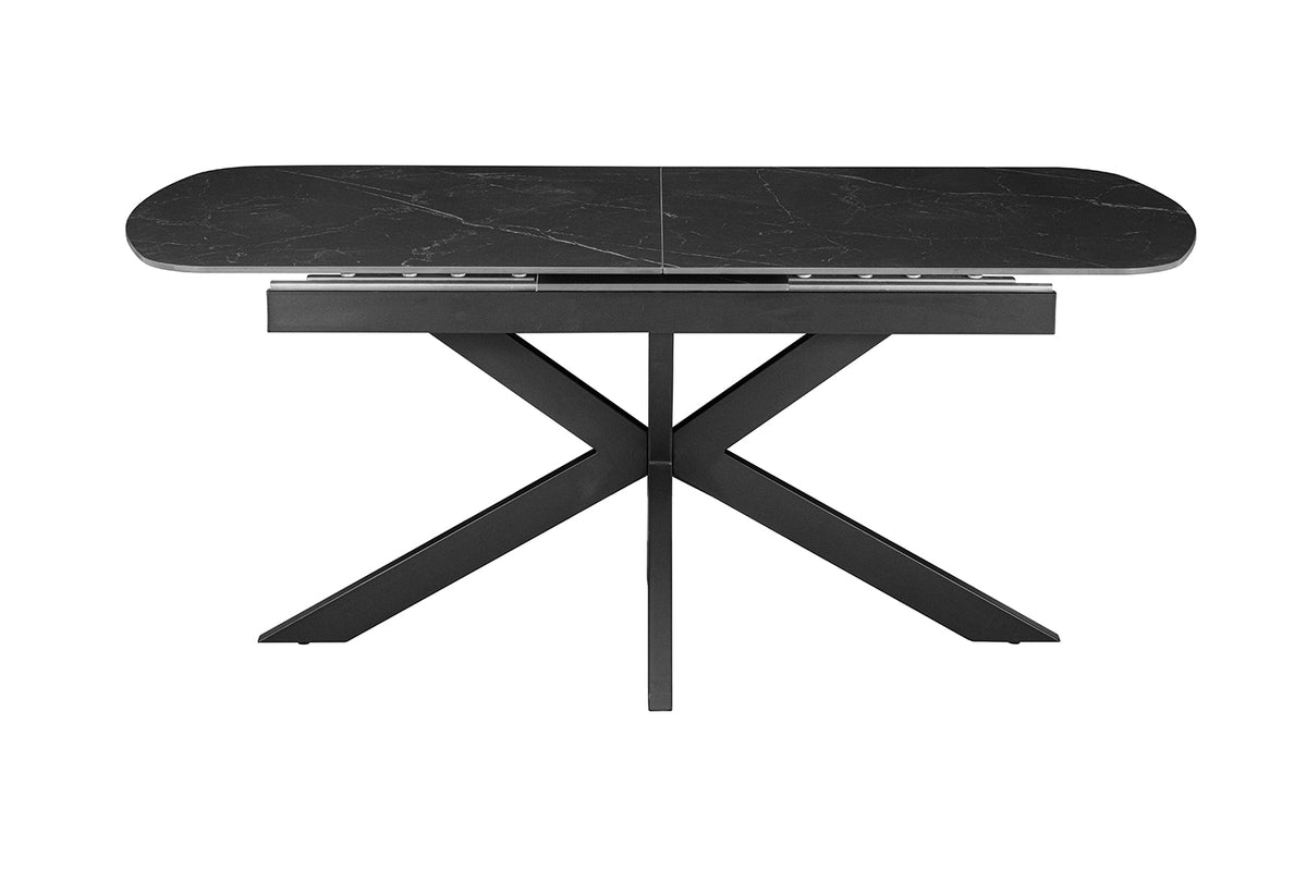 Table extensible Hestia 180-220 cm ovale danoise Pierre Noir