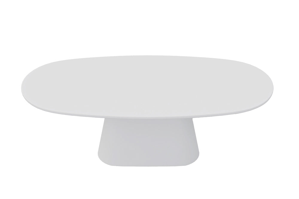 Table Tavira 220 cm Ovale Ciment Écru