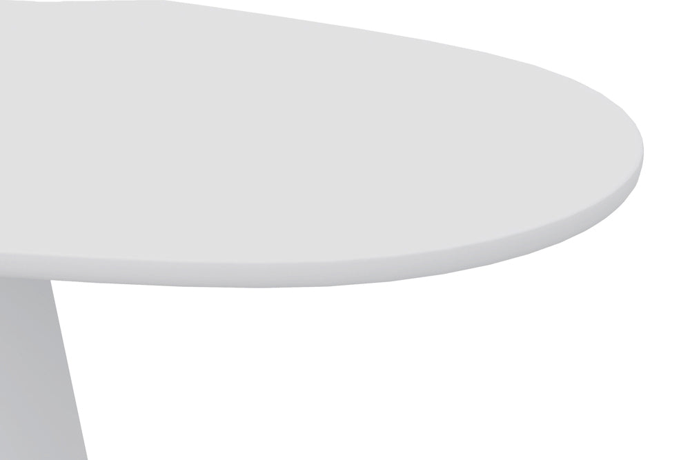 Table Tavira 220 cm Ovale Ciment Écru