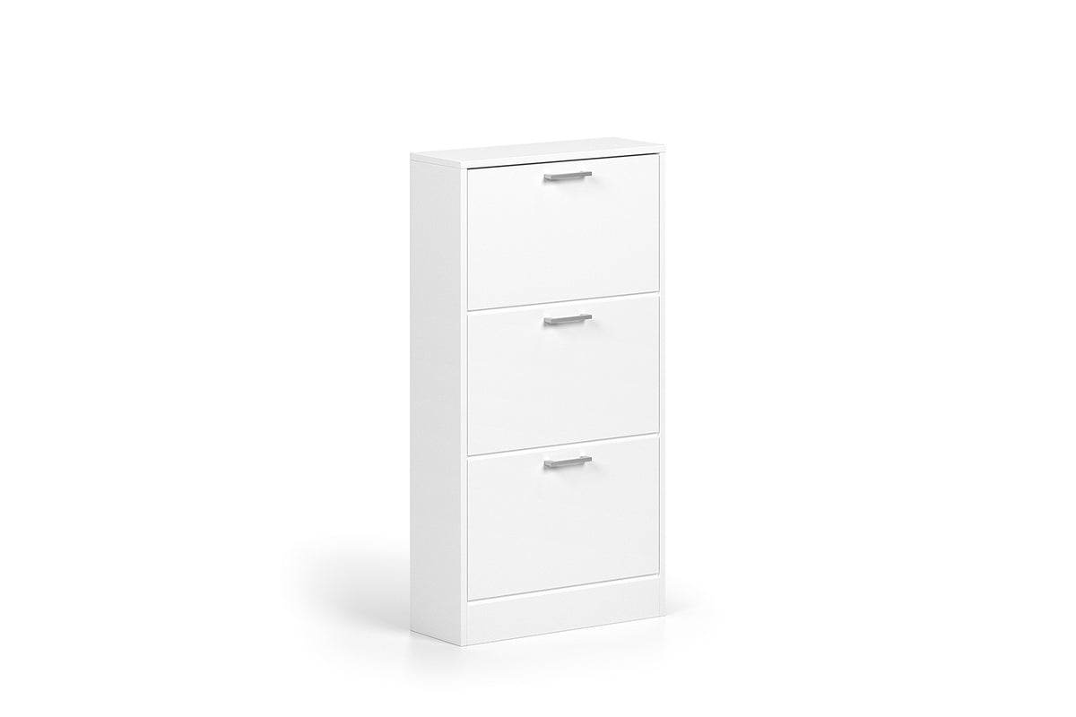Rangement chaus. Carini 3 tiroirs Blanc
