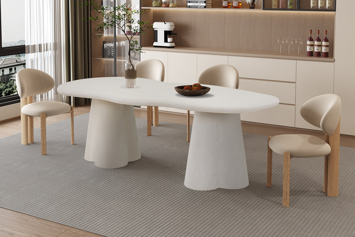 Table Faro 220 cm Organique Ciment