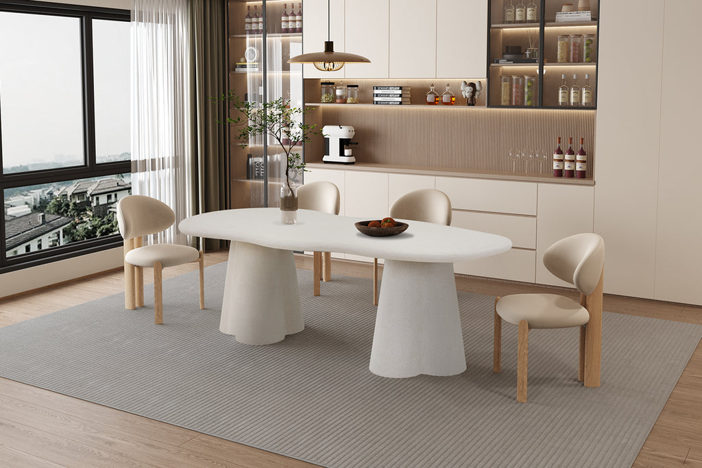 Table Faro 220 cm Organique Ciment