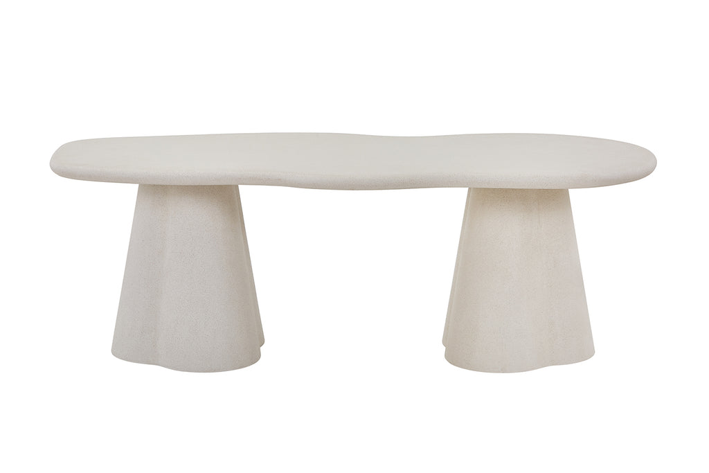 Table Faro 220 cm Organique Ciment