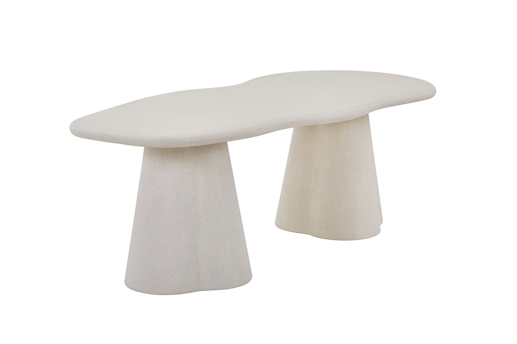 Table Faro 220 cm Organique Ciment