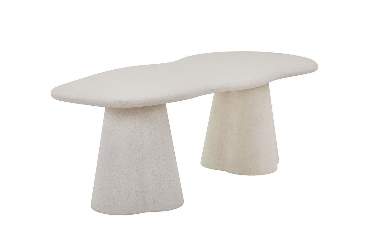 Table Faro 220 cm Organique Ciment