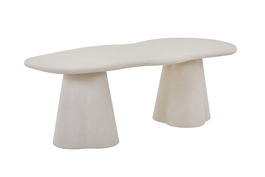 Table Faro 220 cm Organique Ciment