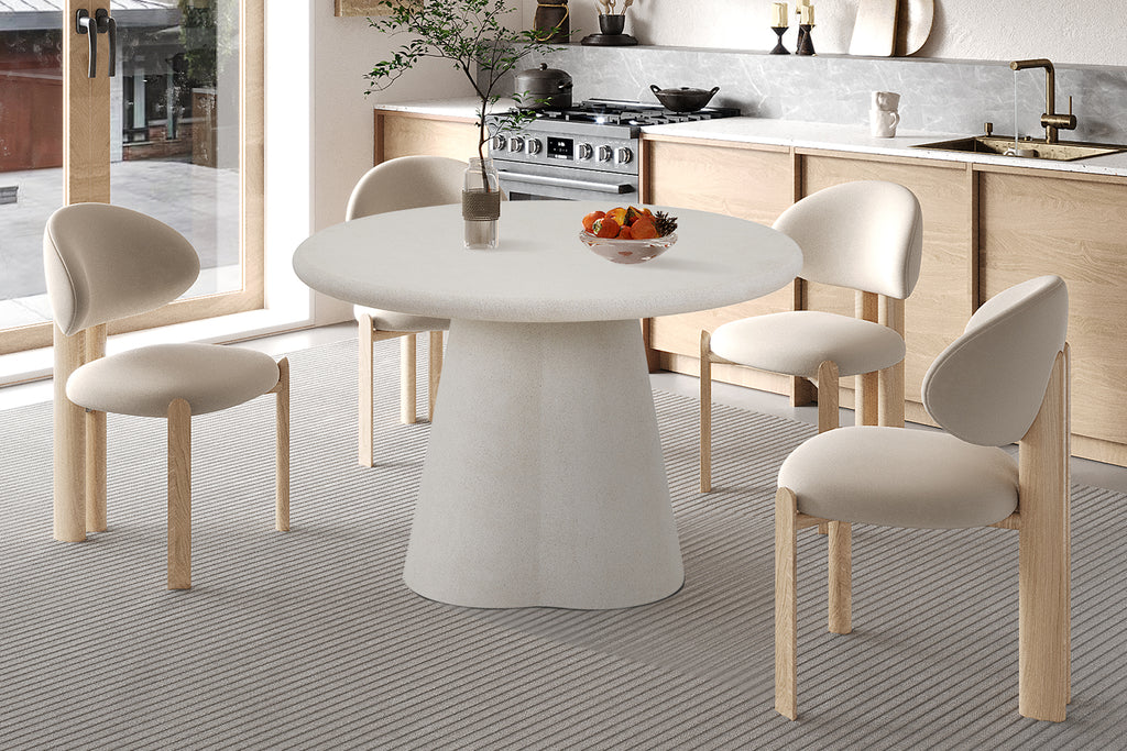 Table Faro 120 cm Ronde Ciment