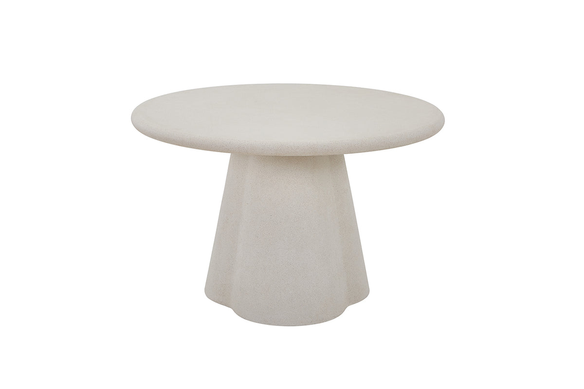 Table Faro 120 cm Ronde Ciment