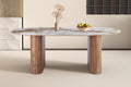 Table Evora 210 cm pierre brillante