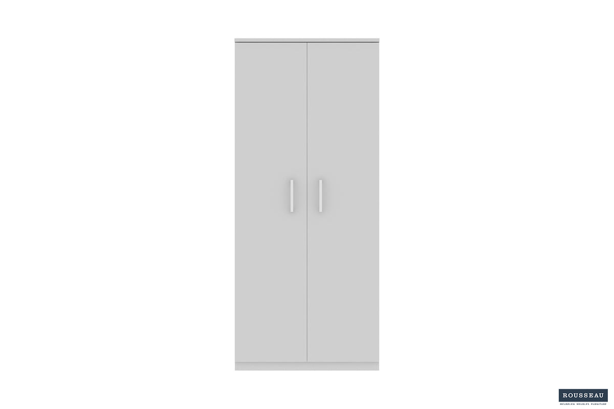 Rangement chaus. Mike 2 portes Blanc