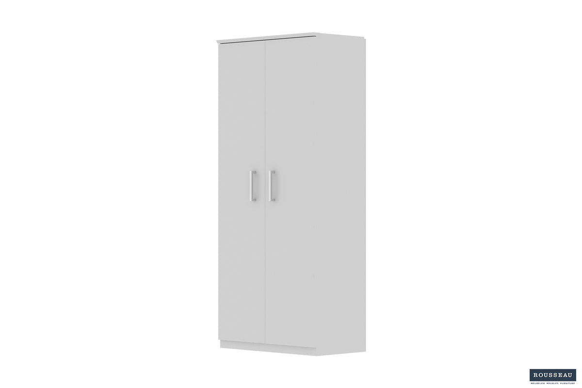 Rangement chaus. Mike 2 portes Blanc