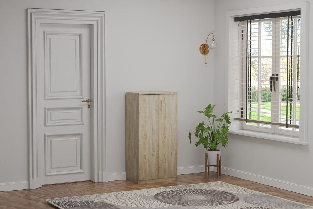 Rangement chaus. Maurice 2 portes finition Sonoma