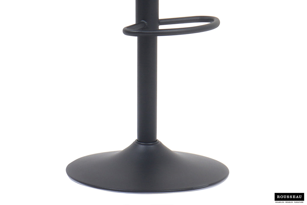 Tabouret de bar Fenna similicuir Cognac