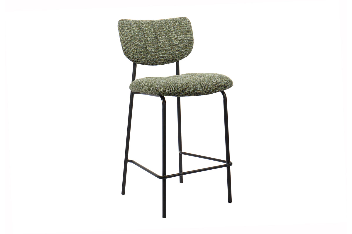 Chaise de comptoir Antura Tissu Vert