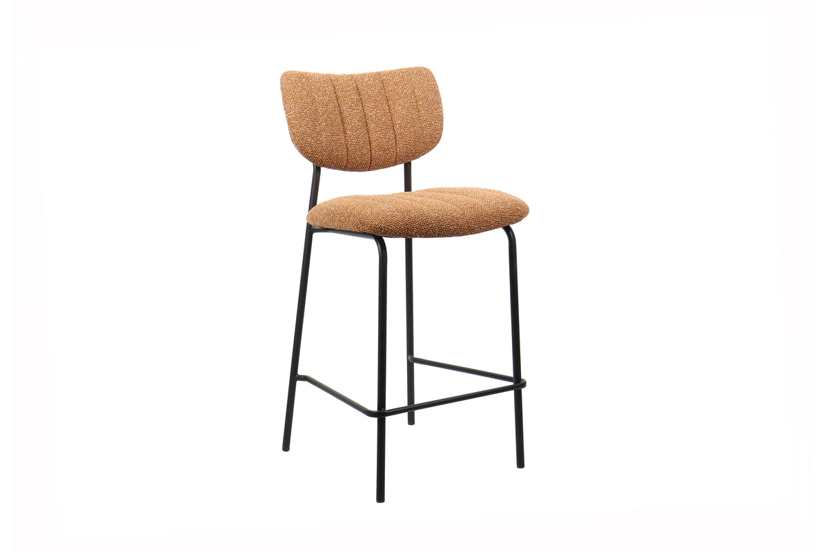 Chaise de comptoir Antura Tissu Orange