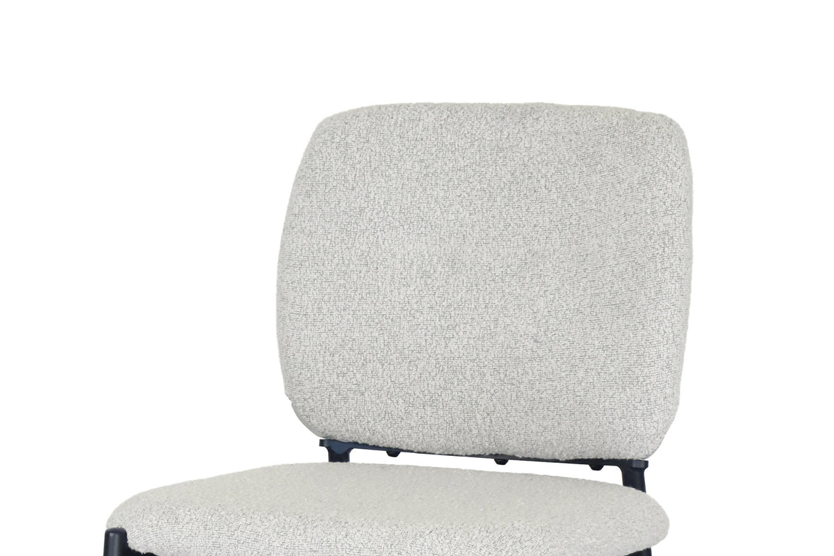 Chaise de comptoir Sophia Tissu Beige