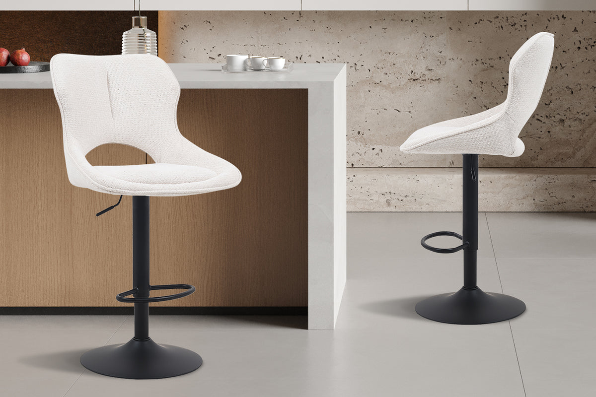 Chaise de bar Mori Tissu Beige