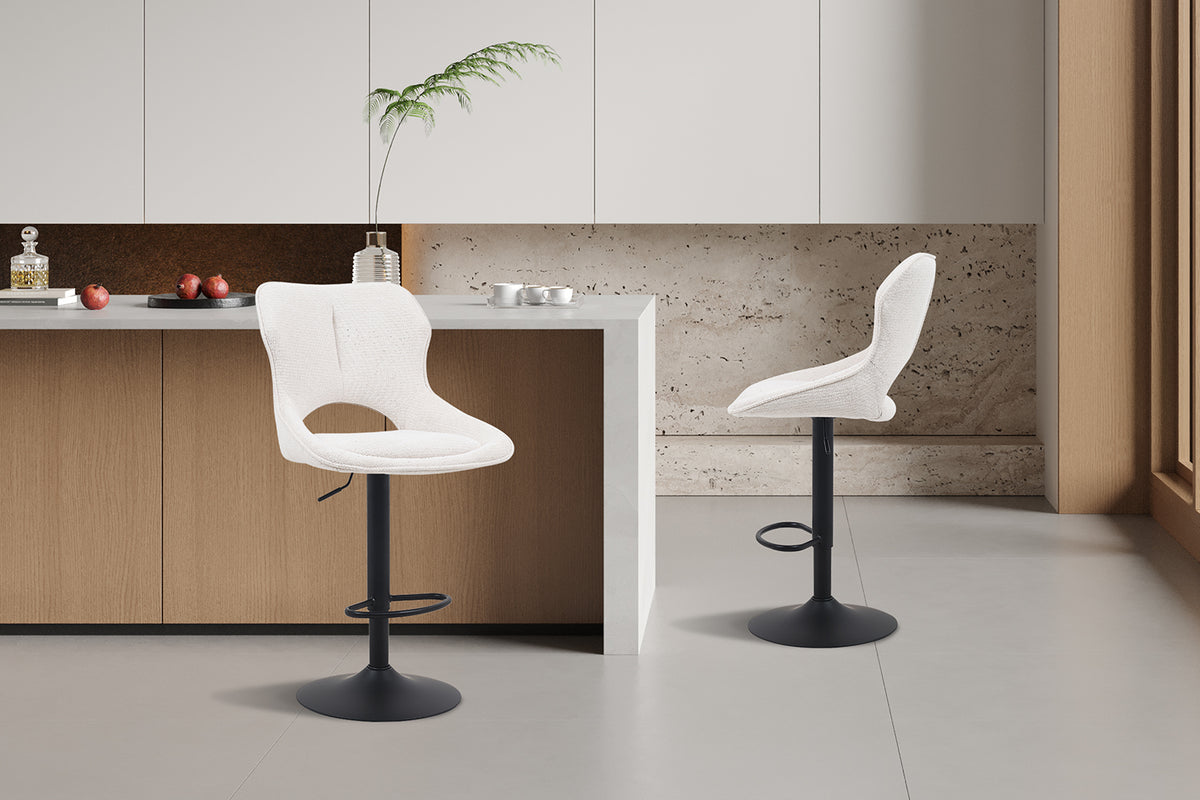 Chaise de bar Mori Tissu Beige