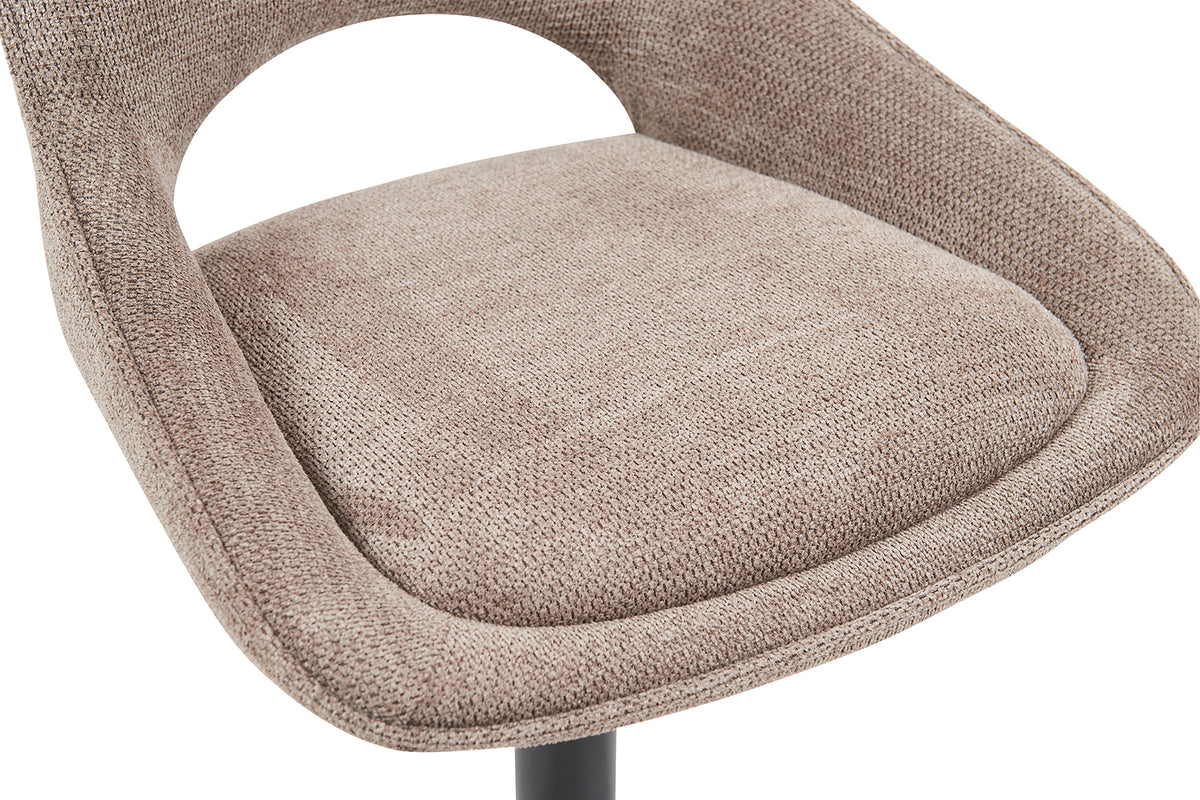 Chaise de bar Mori Tissu Poivre