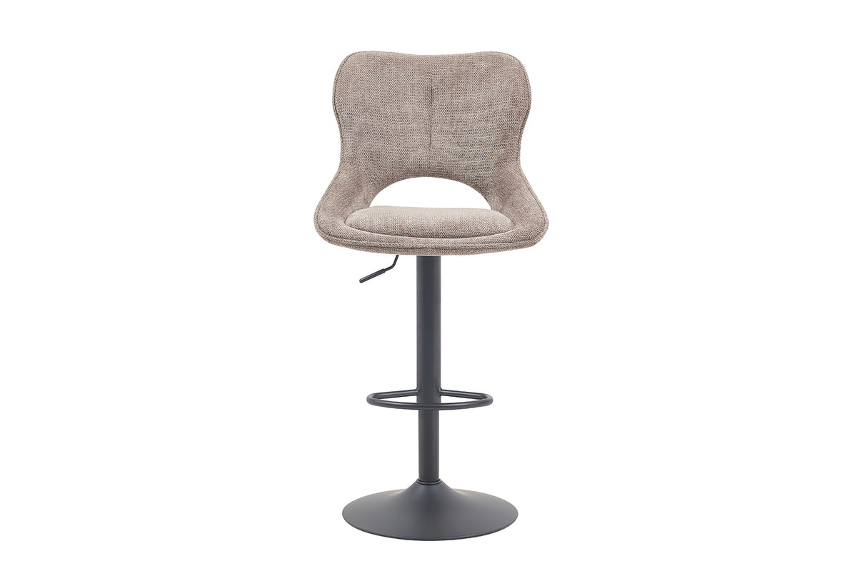 Chaise de bar Mori Tissu Poivre