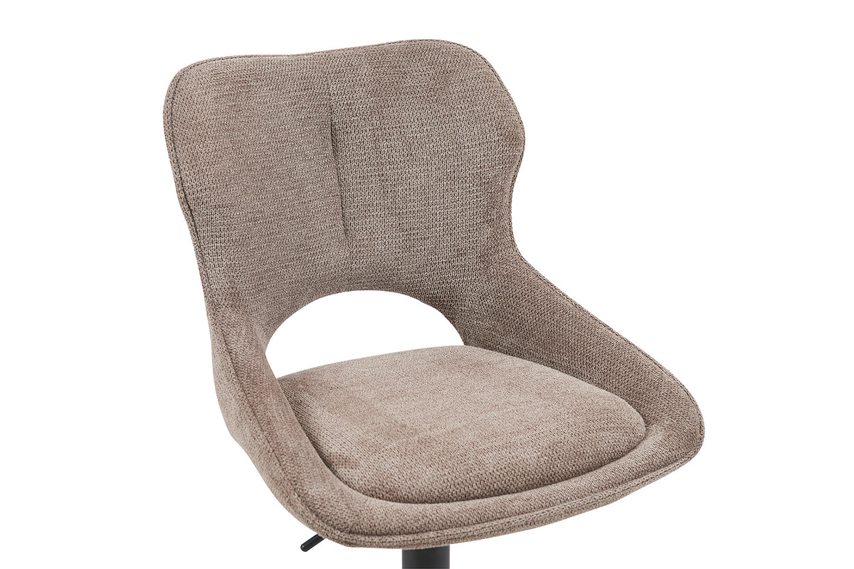 Chaise de bar Mori Tissu Poivre