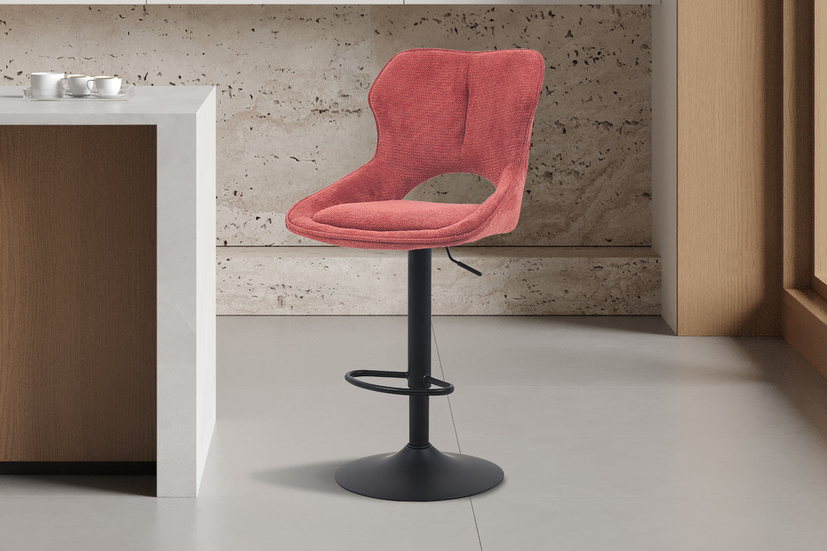 Chaise de bar Mori Tissu Ote Share 230 Rouge