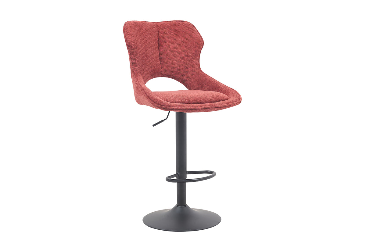 Chaise de bar Mori Tissu Rouge