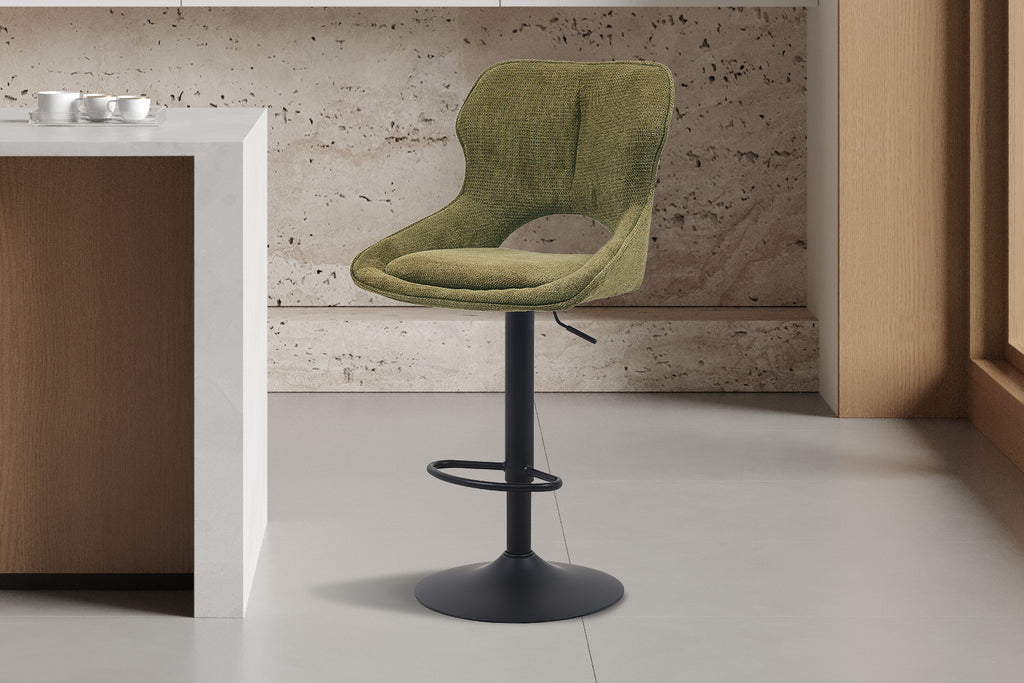 Chaise de bar Mori Tissu Ote Share 353 Vert