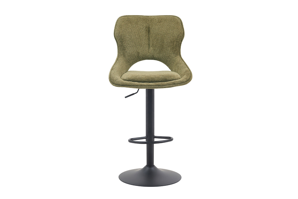 Chaise de bar Mori Tissu Vert
