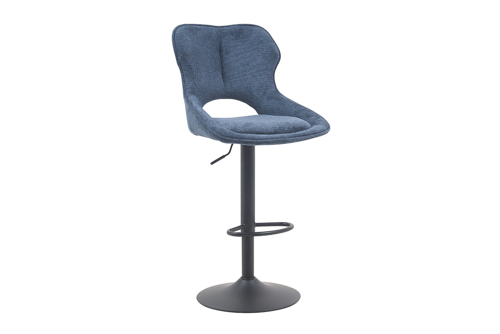 Chaise de bar Mori Tissu Bleu