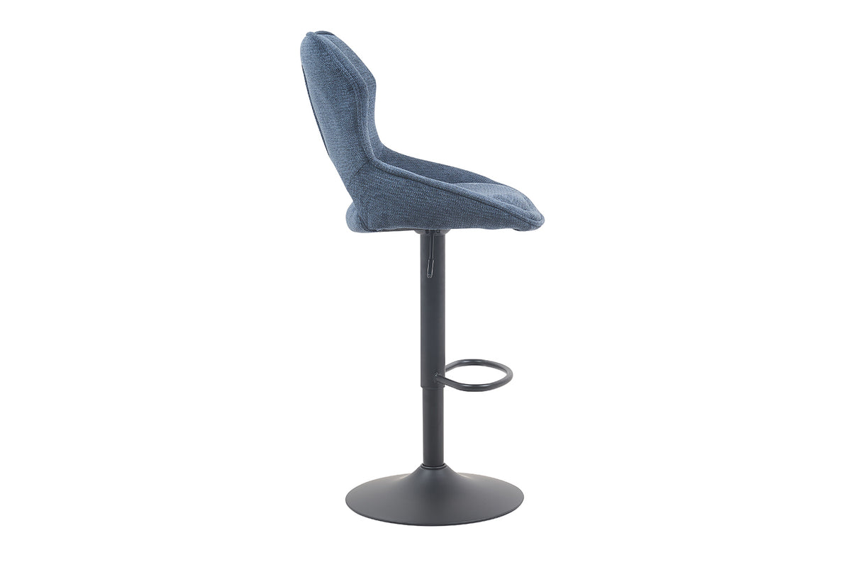 Chaise de bar Mori Tissu Bleu