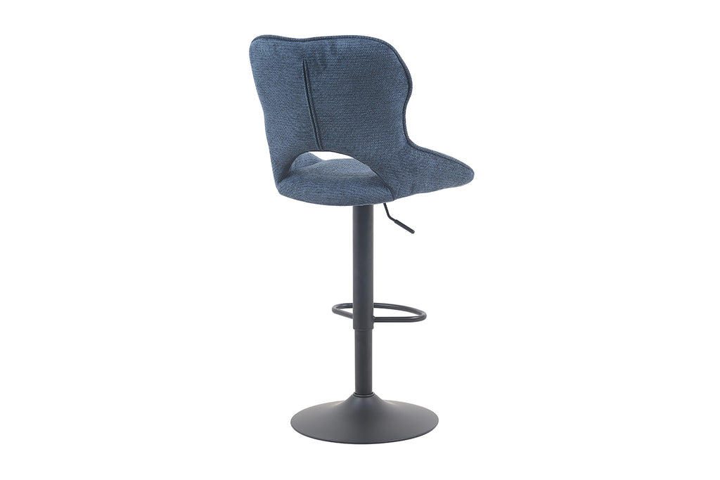 Chaise de bar Mori Tissu Bleu