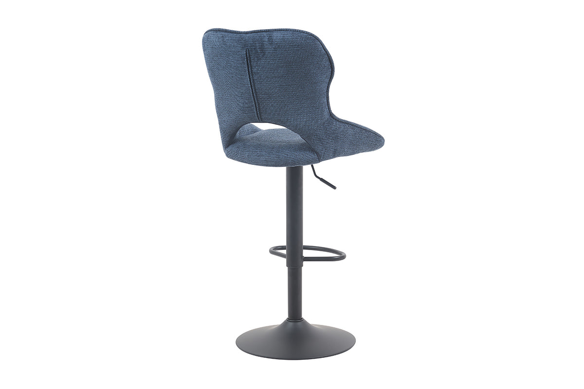 Chaise de bar Mori Tissu Bleu