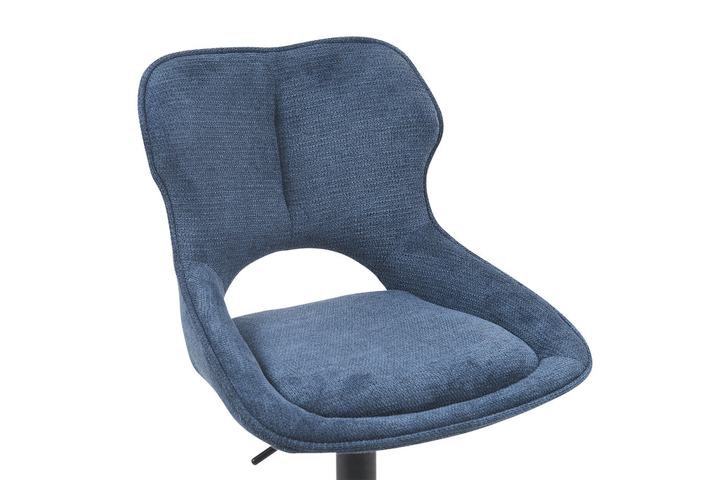 Chaise de bar Mori Tissu Bleu