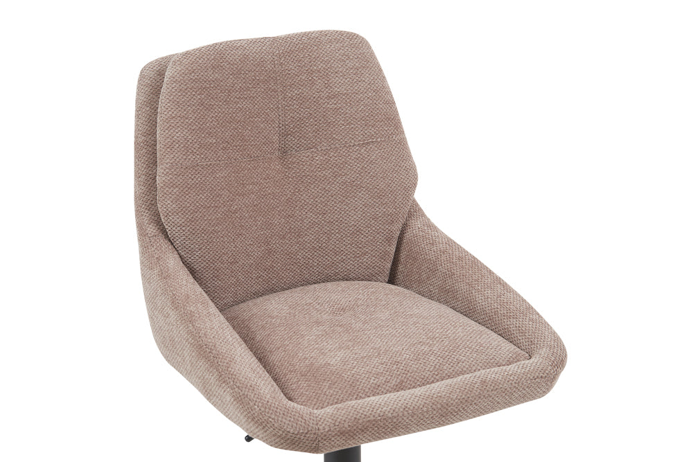 Chaise de bar Sabine Tissu pivotante Sable