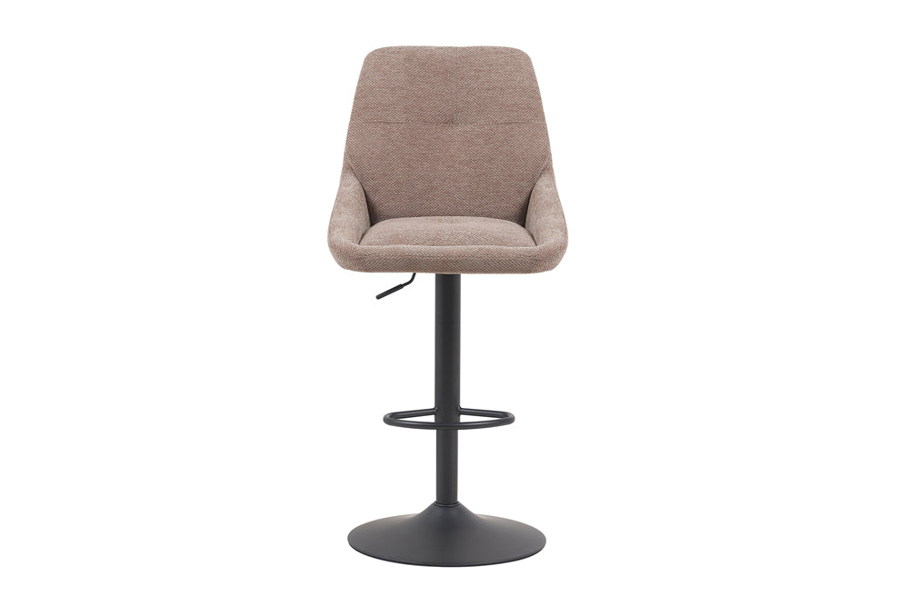 Chaise de bar Sabine Tissu pivotante Sable