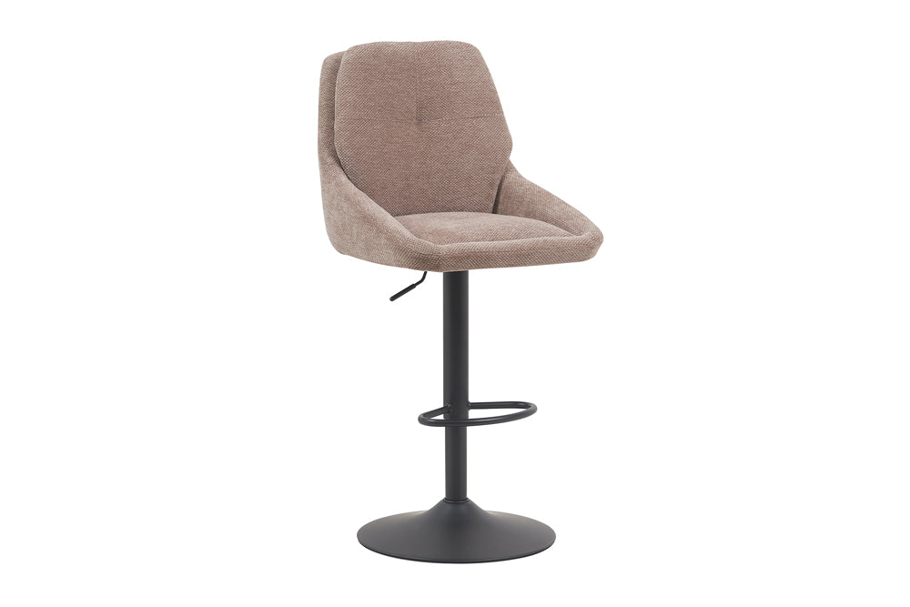 Chaise de bar Sabine Tissu pivotante Sable