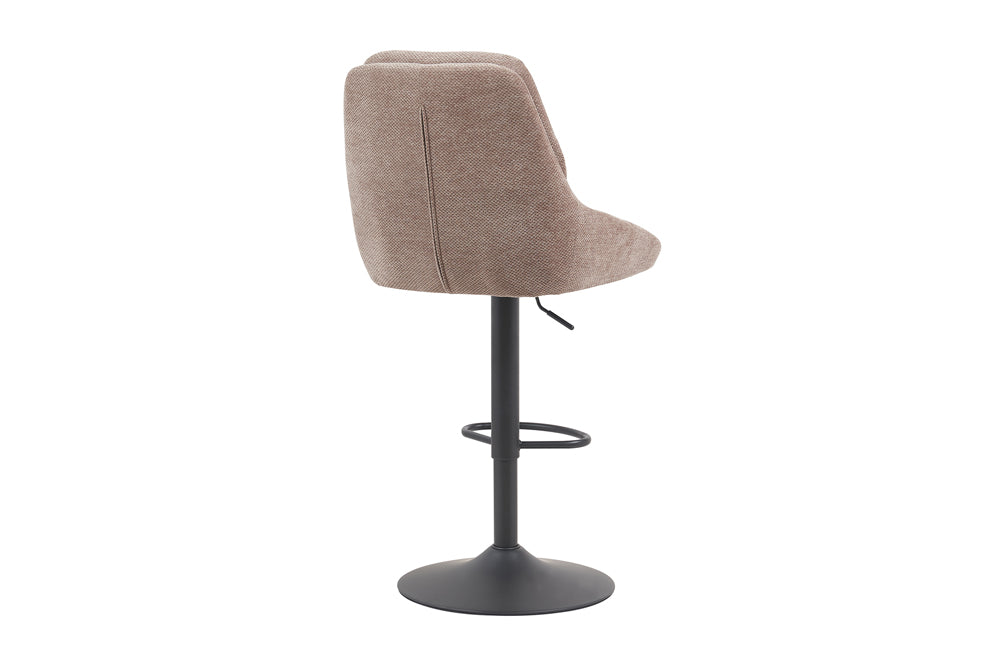 Chaise de bar Sabine Tissu pivotante Sable