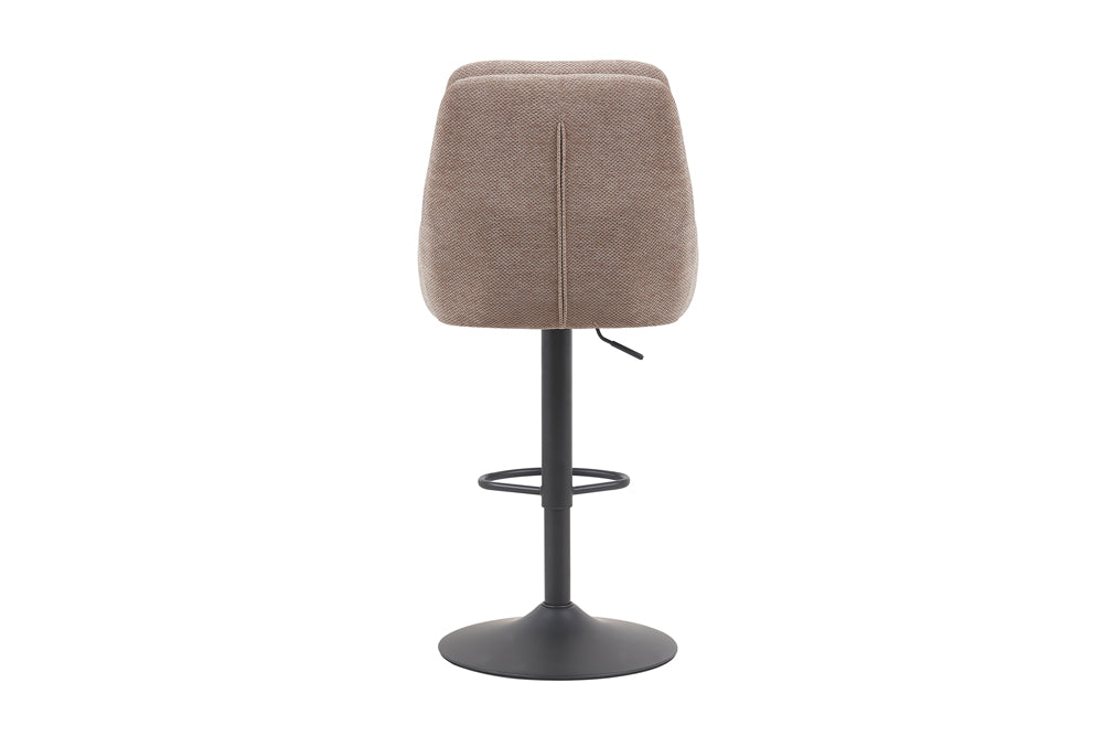 Chaise de bar Sabine Tissu pivotante Sable