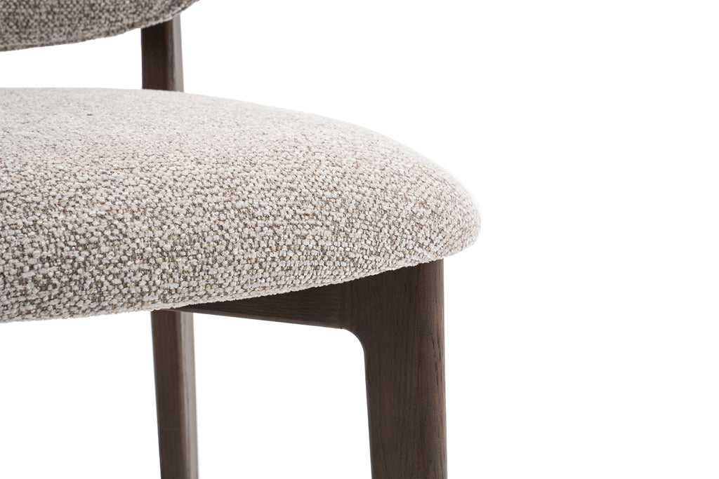 Chaise de comptoir Carmen Chêne Fumé Sable