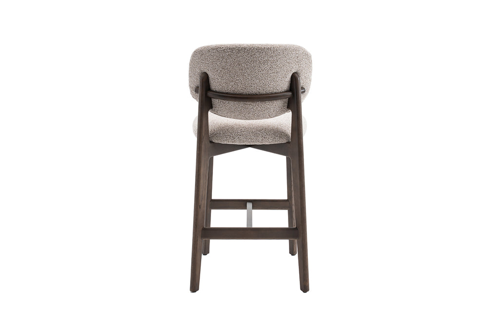 Chaise de comptoir Carmen Chêne Fumé Sable
