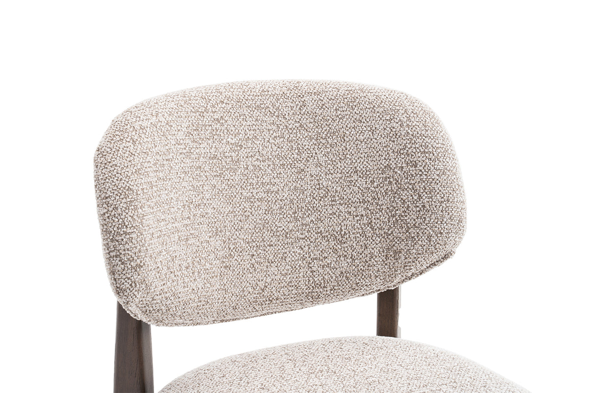 Chaise de comptoir Carmen Chêne Fumé Sable