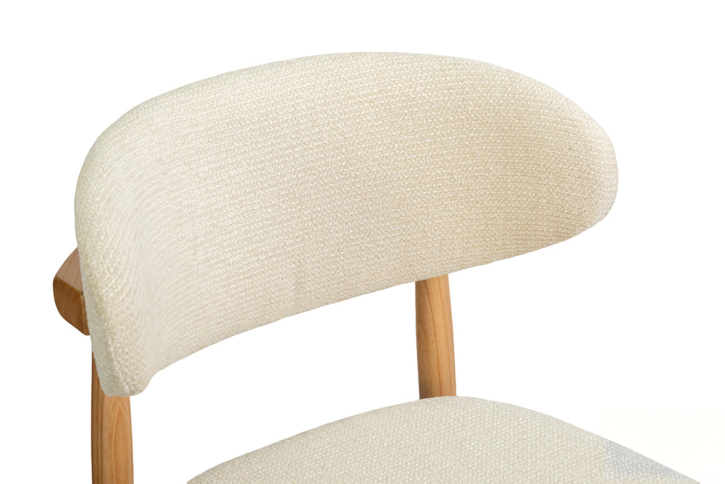 Chaise de comptoir Clara Frêne Naturel Beige