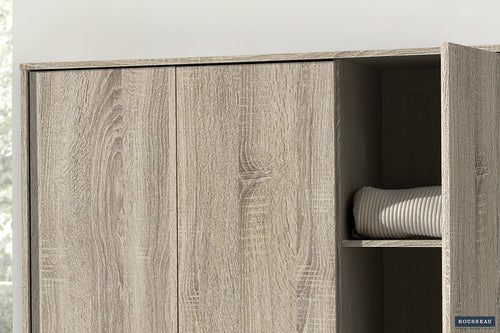 Armoire Ray 3 portes Sonoma