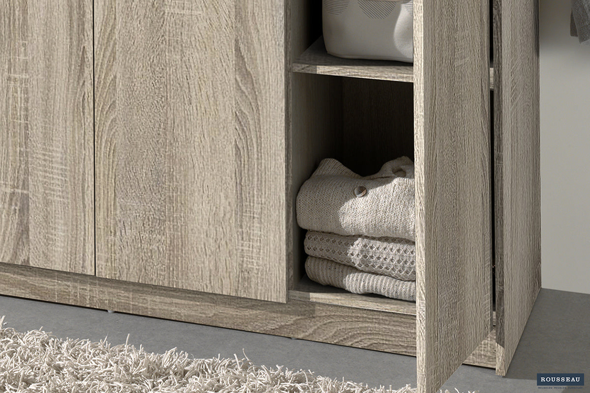 Armoire Ray 3 portes Sonoma