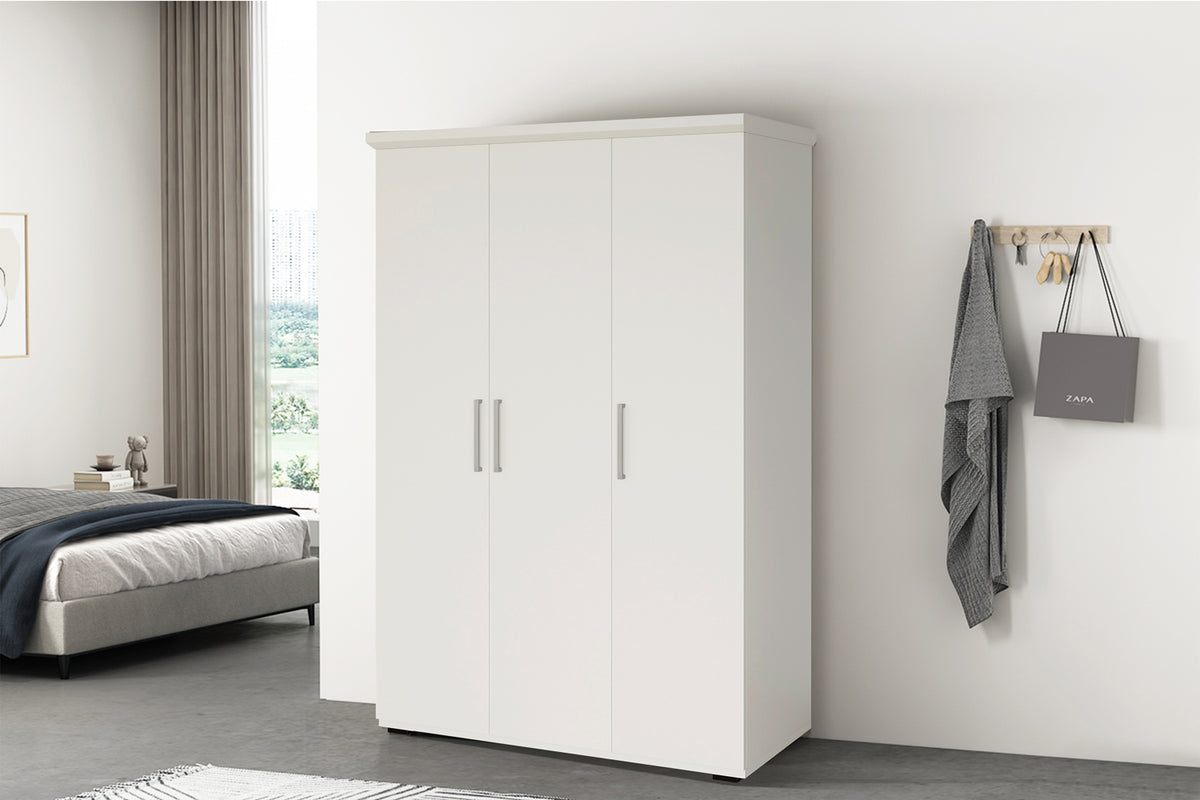 Armoire Mike 3 portes Blanc